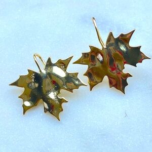 Anthropologie Fall Leaves 🍁 Earrings
